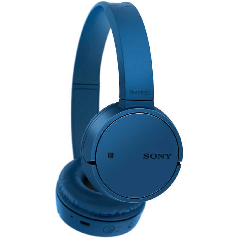 ソニー　SONY ソニー　SONY ブルートゥースヘッドホン ブルー [リモコン･マイク対応 /Bluetooth] WH-CH500-LC WH-CH500-LC