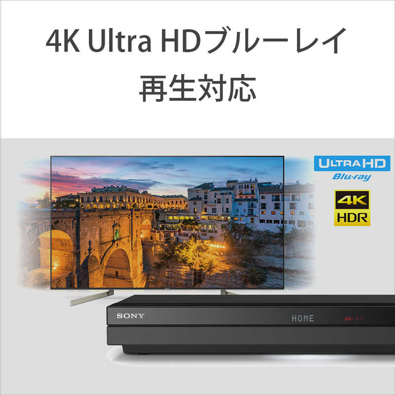 ソニー　SONY ソニー　SONY ブルーレイレコーダー 1TB 3番組同時録画 4Kチューナー内蔵 BDZ-FBT1000 BDZ-FBT1000