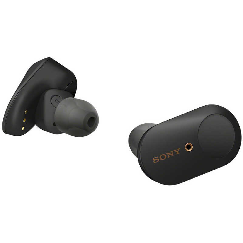 ソニー　SONY フルワイヤレスイヤホン ブラック [リモコン・マイク対応 /ワイヤレス(左右分離) /Bluetooth  /ノイズキャンセリング対応] WF-1000XM3 BM