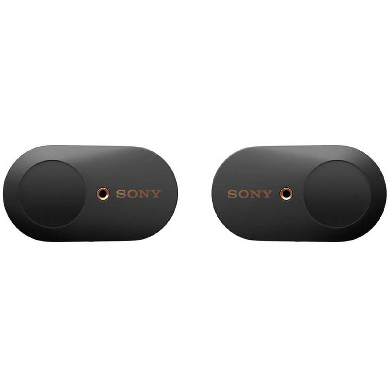 ソニー　SONY ソニー　SONY フルワイヤレスイヤホン ブラック [リモコン・マイク対応 /ワイヤレス(左右分離) /Bluetooth /ノイズキャンセリング対応] WF-1000XM3 BM WF-1000XM3 BM