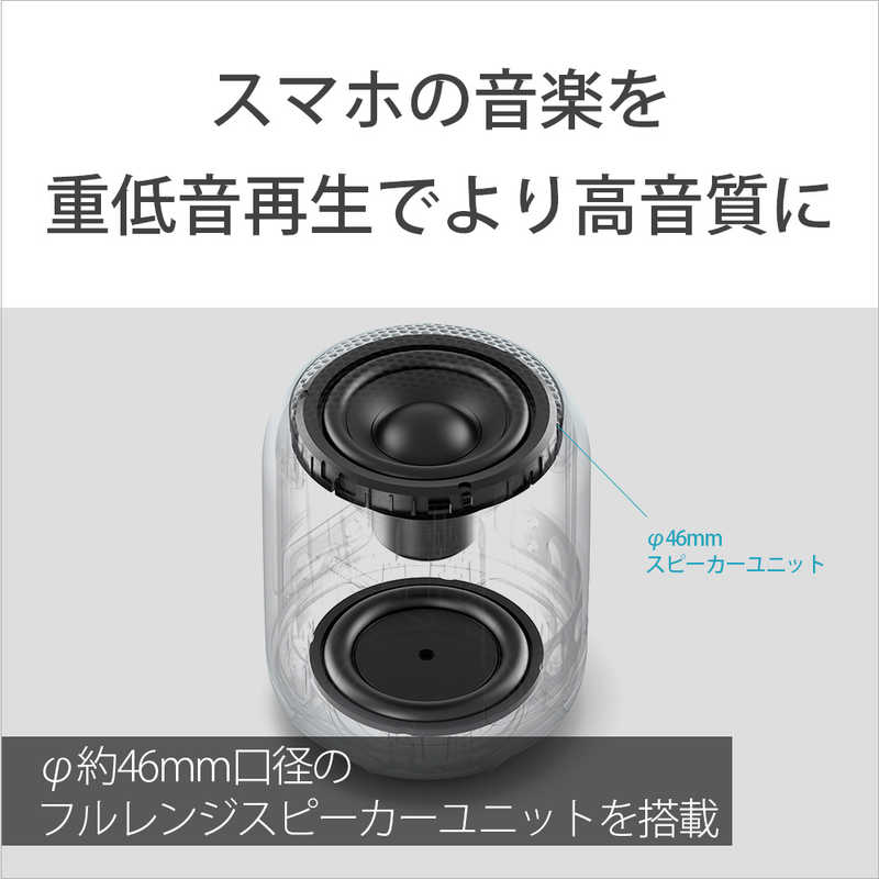 ソニー　SONY ソニー　SONY Bluetoothスピーカー 防水  SRS-XB12 HC SRS-XB12 HC