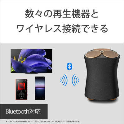 ソニー SONY Bluetoothスピーカー ブラック Wi-Fi対応 SRS-RA5000 M の