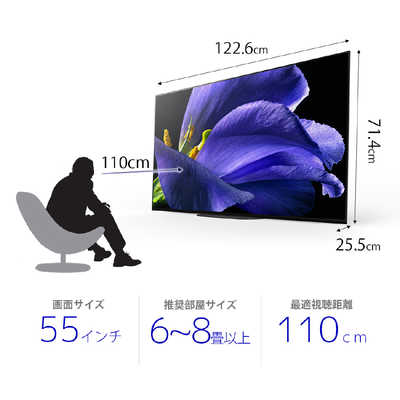 ソニー SONY 有機ELテレビ BRAVIA ( ブラビア ) [ 55V型 / 4K