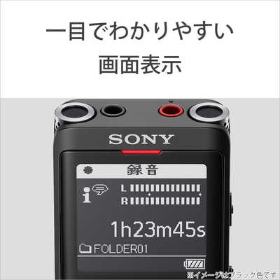 ソニー SONY ICレコーダー ブラック [16GB /ワイドFM対応] ICD