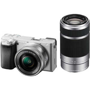 ソニー SONY ミラーレス一眼カメラ α6400 ダブルズームレンズキット ILCE-6400Y シルバー ソニー SONY ミラーレス一眼カメラ α6400 ダブルズームレンズキット ILCE-6400Y シルバー