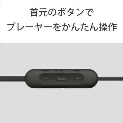 ソニー SONY ワイヤレスイヤホン カナル型 リモコン・マイク対応