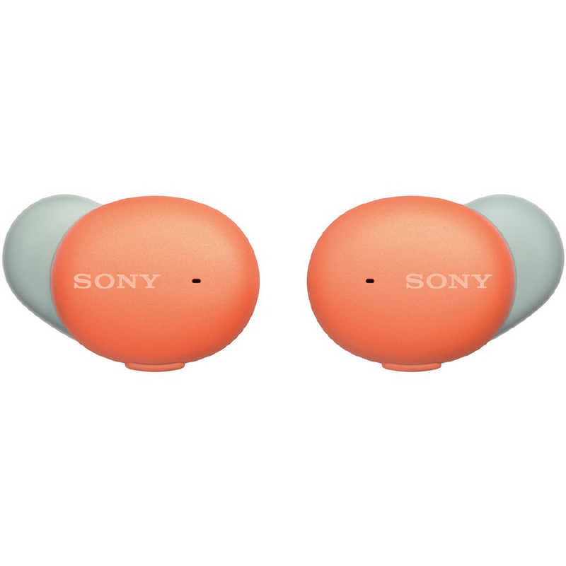 ソニー　SONY ソニー　SONY フルワイヤレスイヤホン リモコン・マイク対応 オレンジ WF-H800 DM WF-H800 DM