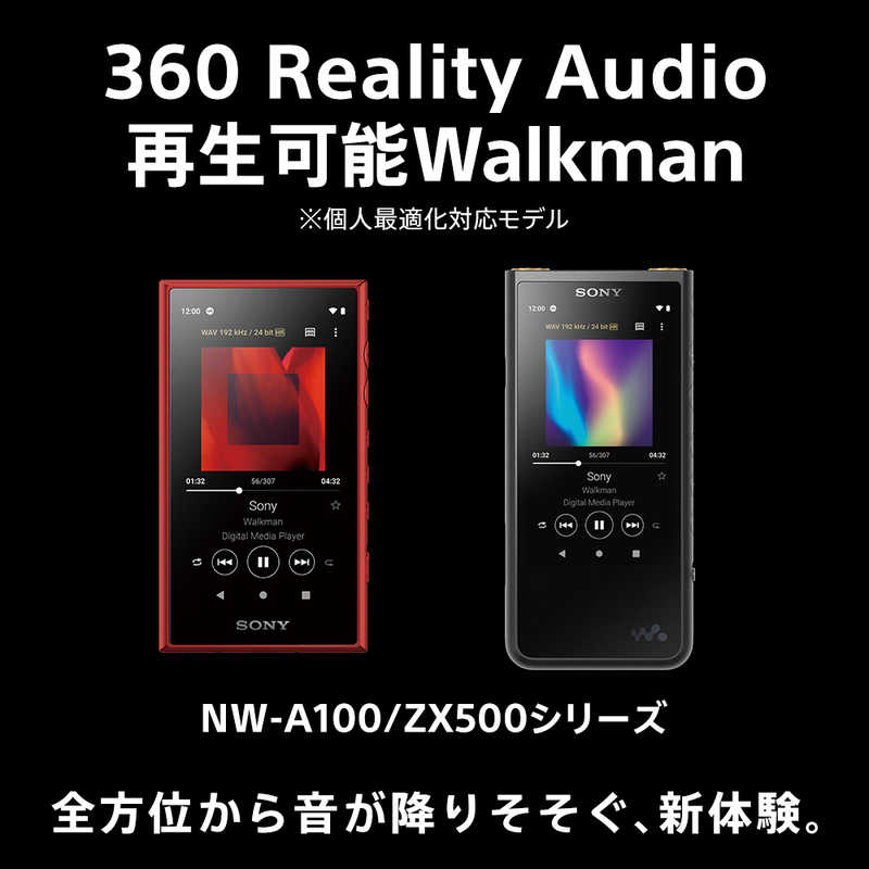 ソニー　SONY ソニー　SONY ハイレゾウォークマン ZX500シリーズ [64GB/イヤホン無し] NW-ZX507 B ブラック NW-ZX507 B ブラック