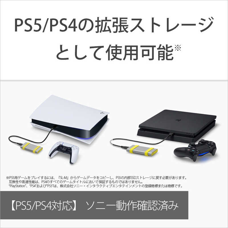 ソニー　SONY ソニー　SONY ポータブルSSD【TOUGHシリーズ】 TOUGH シルバー SL-M2 ST SL-M2 ST