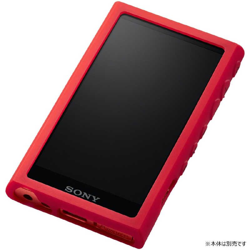 ソニー　SONY ソニー　SONY ウォークマンNW-A100シリーズ 専用シリコンケース CKM-NWA100 R レッド CKM-NWA100 R レッド