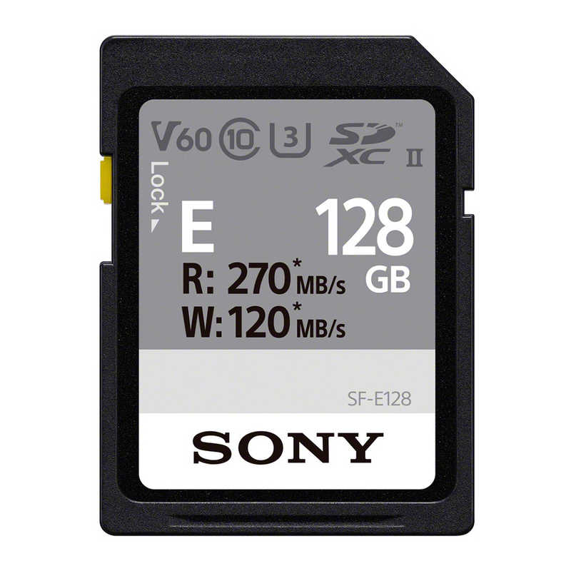 ソニー　SONY ソニー　SONY SDXC UHS-II メモリーカード SF-Eシリーズ (128GB /Class10) SF-E128 T1 SF-E128 T1