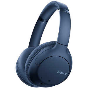 ソニー SONY ワイヤレスヘッドホン ノイズキャンセリング対応 リモコン・マイク対応 ブルー ブルー WHCH710NLZ
