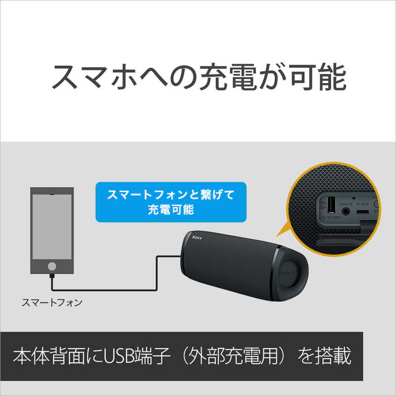 ソニー　SONY ソニー　SONY Bluetoothスピーカー ベージュ  SRS-XB43 CC SRS-XB43 CC
