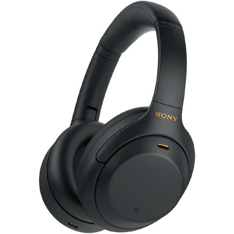 ソニー　SONY ソニー　SONY ワイヤレスヘッドホン ノイズキャンセリング対応 リモコン・マイク対応 ブラック WH-1000XM4BM WH-1000XM4BM