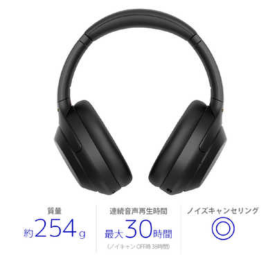 ソニー SONY ワイヤレスヘッドホン ノイズキャンセリング対応 リモコン ...