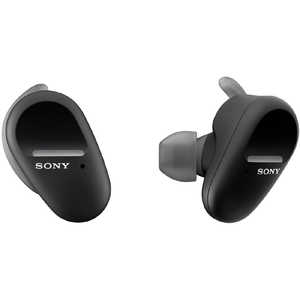 ソニー　SONY 【アウトレット】フルワイヤレスイヤホン リモコン・マイク対応 ブラック WF-SP800N BM