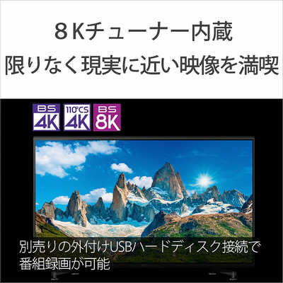 ソニー SONY 液晶テレビ BRAVIA ブラビア [ 85V型 / 8K