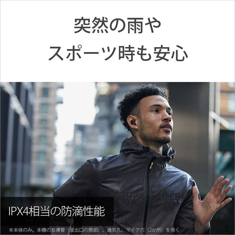 ソニー　SONY ソニー　SONY フルワイヤレスイヤホン ノイズキャンセリング対応 リモコン・マイク対応 ブラック WF1000XM4 BM WF1000XM4 BM