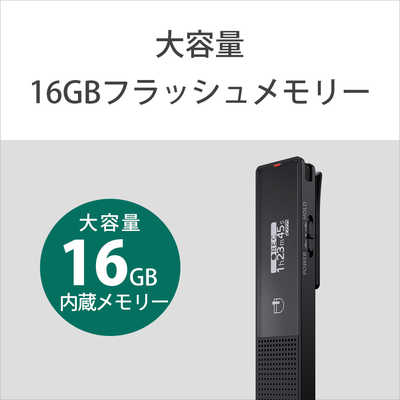 ソニー SONY ICレコーダー ブラック [16GB] ICD-TX660C の通販 