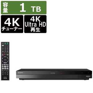 ソニー SONY ブルーレイレコーダー 1TB 2番組同時録画 (4K放送1番組録画) 4Kチューナー内蔵 4K/1TB BDZFBW1100