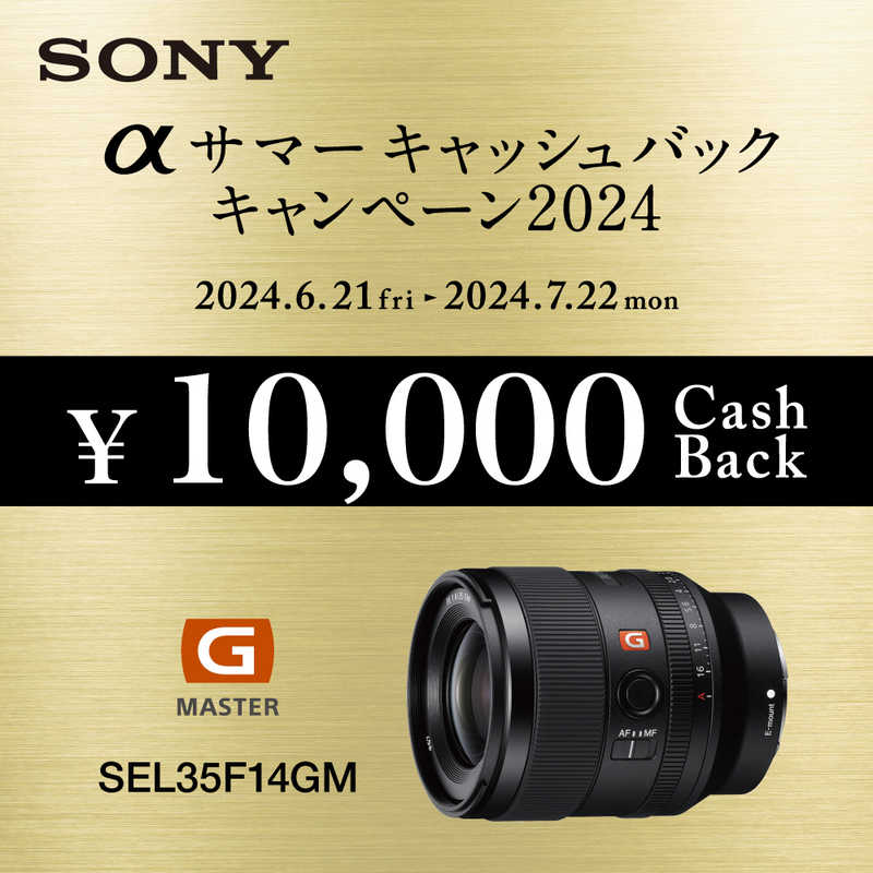 ソニー　SONY ソニー　SONY カメラレンズ  FE 35mm F1.4 GM SEL35F14GM FE 35mm F1.4 GM SEL35F14GM