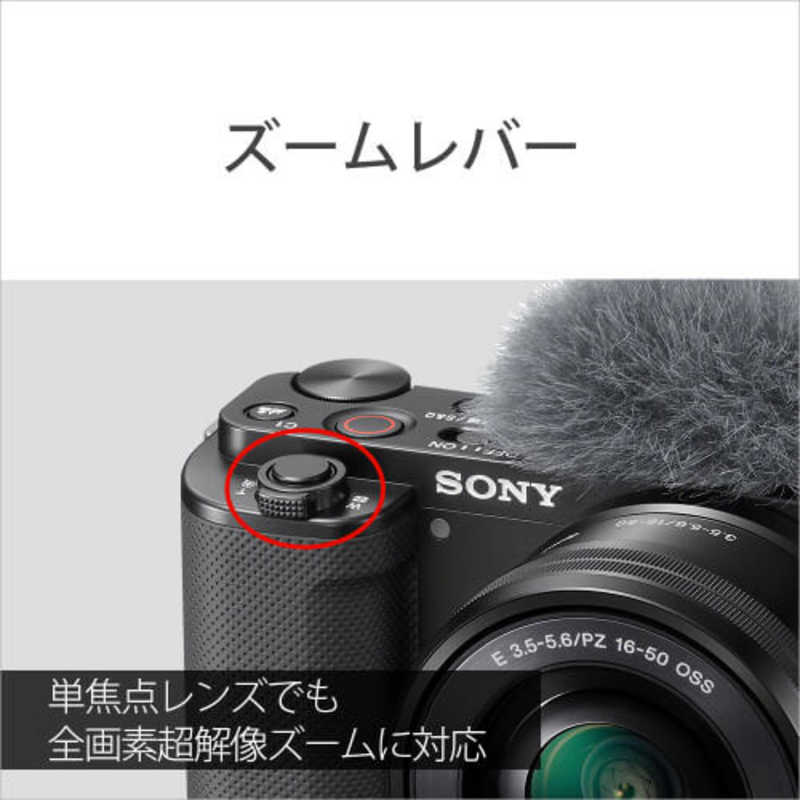 ソニー　SONY ソニー　SONY ミラーレス一眼カメラ VLOGCAM ZV-E10 ボディ ブラック VLOGCAM ZV-E10 ボディ ブラック