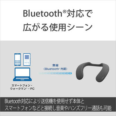 ソニー SONY ワイヤレスネックバンドスピーカー SRS-NS7-HC の通販 ...