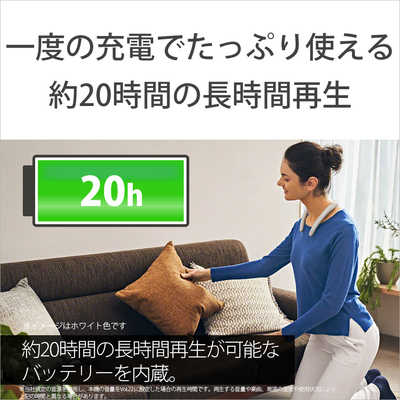 ソニー SONY ワイヤレスネックスピーカー チャコールグレー [防滴