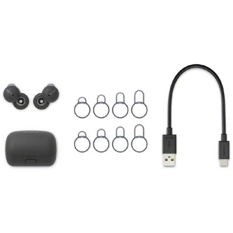 ソニー　SONY ソニー　SONY LinkBuds フルワイヤレスイヤホン グレー [リモコン・マイク対応 /ワイヤレス(左右分離) /Bluetooth] WF-L900HM WF-L900HM