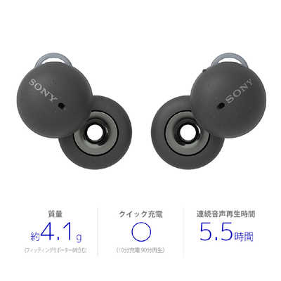 sony ソニー LinkBuds グレー WF-L900HM