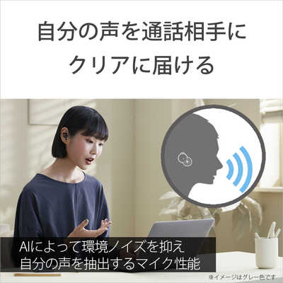 ソニー SONY LinkBuds フルワイヤレスイヤホン グレー [リモコン ...