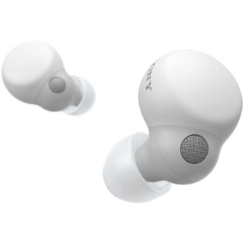 ソニー　SONY ソニー　SONY フルワイヤレスイヤホン [ NiziU CM 出演 ] ノイズキャンセリング対応 リモコン･マイク対応 LinkBuds S ホワイト WF-LS900N WC WF-LS900N WC