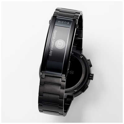 ソニー SONY wena 3-Frosted Black Edition Styled for Xperia Suica 