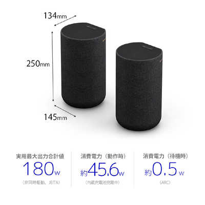 SONY リアスピーカー（HTA7000対応） SA-RS5 ソニー SONY リアスピーカー(HTA7000対応) SA-RS5 の通販