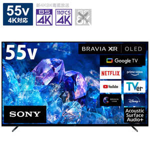 ソニー　SONY 有機ELテレビ BRAVIA ブラビア 55V型 4K対応 BS・CS 4Kチューナー内蔵 YouTube対応 XRJ-55A80K