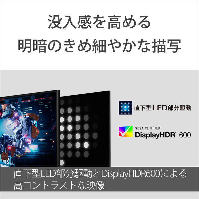 ソニー　SONY ソニー　SONY ゲーミングモニター SDM-U27M90 INZONE M9（インゾーンM9）USB-C接続 [27型 /4K(3840×2160) /ワイド]  