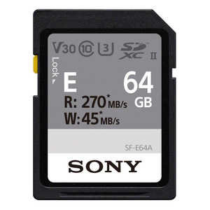 ソニー　SONY SDXCカード SF-Eシリーズ(Class10/64GB) SF-E64A