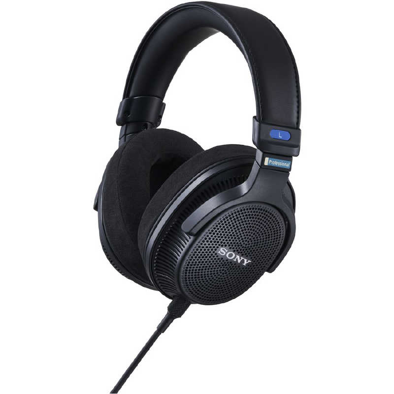 ソニー　SONY ソニー　SONY モニターヘッドホン ブラック［φ6.3mm 標準プラグ /ハイレゾ対応］ MDR-MV1 MDR-MV1