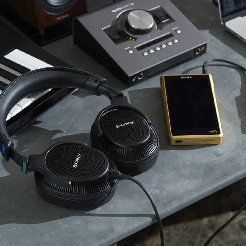 ソニー　SONY ソニー　SONY モニターヘッドホン ブラック［φ6.3mm 標準プラグ /ハイレゾ対応］ MDR-MV1 MDR-MV1