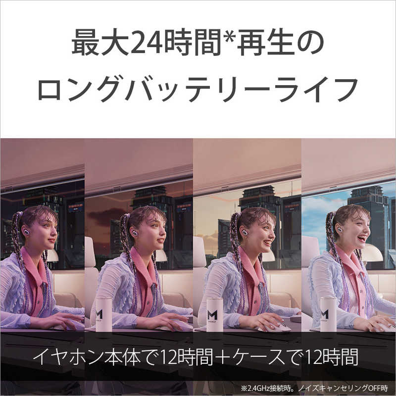 ソニー　SONY ソニー　SONY ゲーミングヘッドセット INZONE Buds ホワイト [ワイヤレス (Bluetooth＋USB-C) / 両耳 / イヤホンタイプ] WF-G700N/WZ WF-G700N/WZ