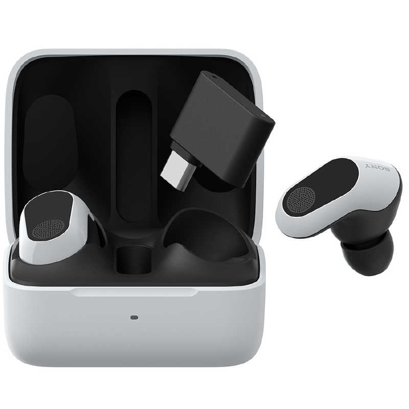 ソニー　SONY ソニー　SONY ゲーミングヘッドセット INZONE Buds ホワイト [ワイヤレス (Bluetooth＋USB-C) / 両耳 / イヤホンタイプ] WF-G700N/WZ WF-G700N/WZ