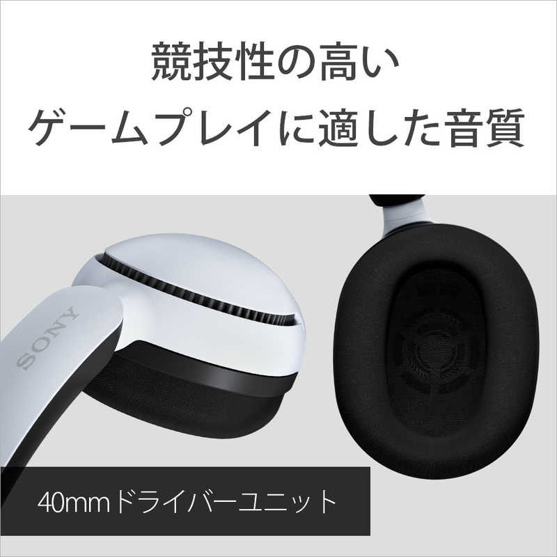 ソニー　SONY ソニー　SONY ゲーミングヘッドセット INZONE H5 モンスターハンター ワイルズ 推奨音質 ホワイト [ワイヤレス (USB)＋有線 / 両耳 / ヘッドバンドタイプ] WH-G500WZ WH-G500WZ