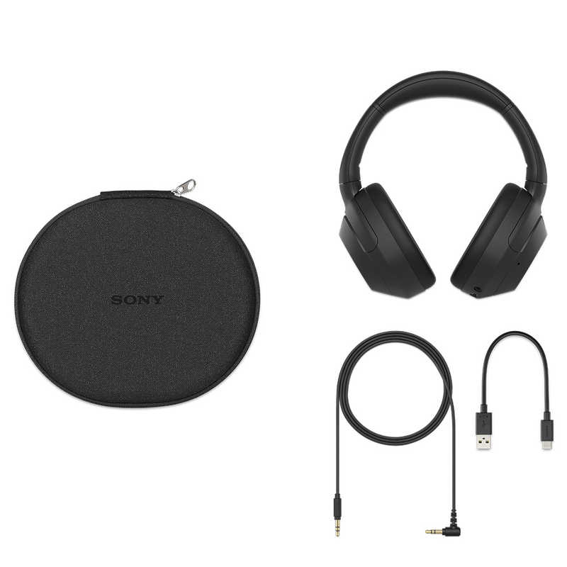 ソニー　SONY ソニー　SONY Bluetoothヘッドホン ULT WEAR ［ノイズキャンセリング対応 /Bluetooth対応 /φ3.5mm ミニプラグ］ ブラック WH-ULT900NB WH-ULT900NB