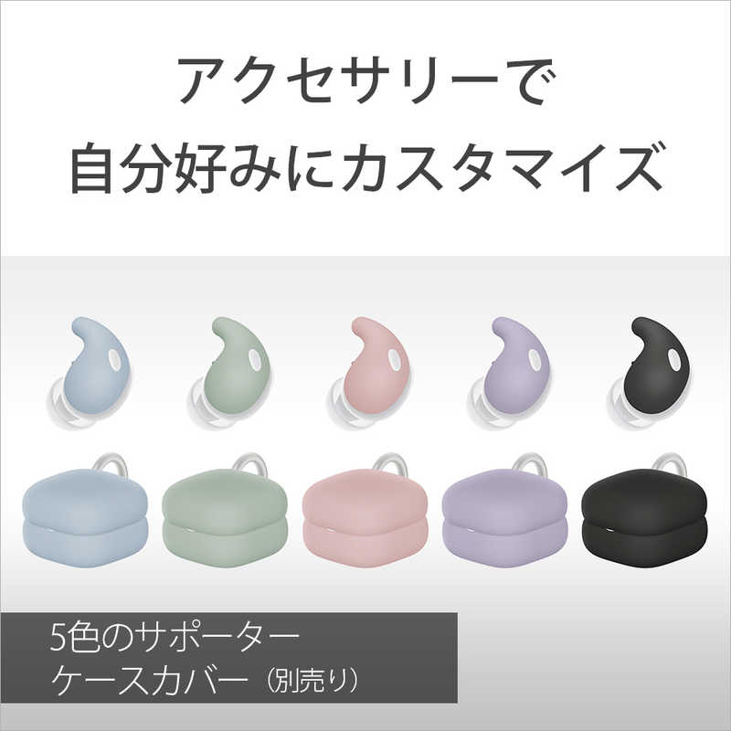 ソニー　SONY ソニー　SONY 完全ワイヤレスイヤホン LinkBuds Fit ( リンクバッズフィット ) ［ノイズキャンセリング対応 /Bluetooth対応］ ブラック WF-LS910N (B)  WF-LS910N (B) 