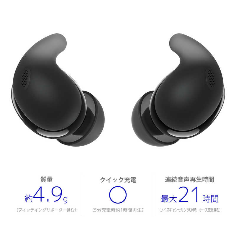 ソニー　SONY ソニー　SONY 完全ワイヤレスイヤホン LinkBuds Fit ( リンクバッズフィット ) ［ノイズキャンセリング対応 /Bluetooth対応］ ブラック WF-LS910N (B)  WF-LS910N (B) 