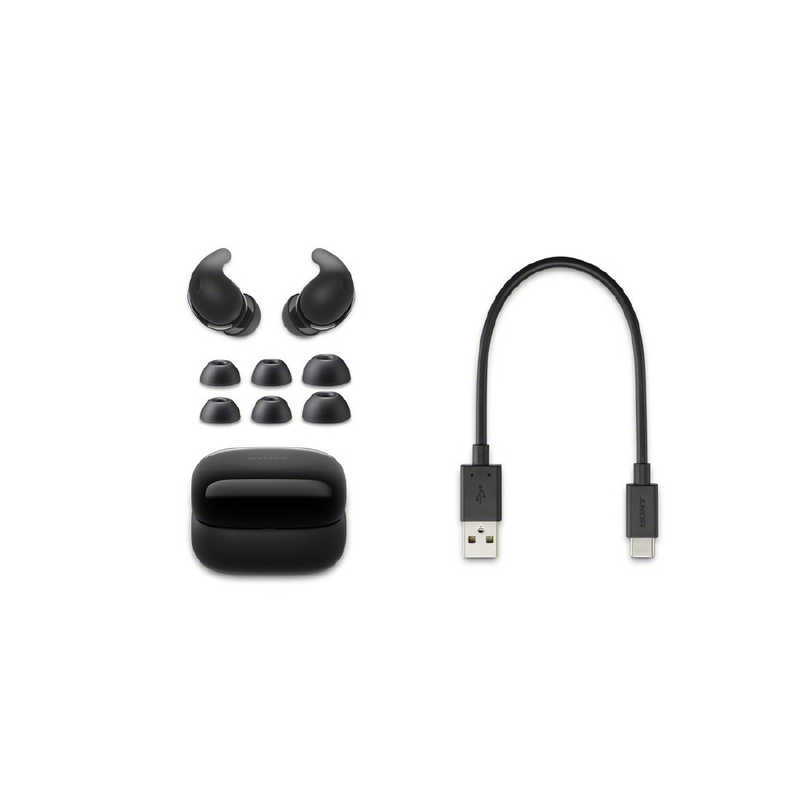 ソニー　SONY ソニー　SONY 完全ワイヤレスイヤホン LinkBuds Fit ( リンクバッズフィット ) ［ノイズキャンセリング対応 /Bluetooth対応］ ブラック WF-LS910N (B)  WF-LS910N (B) 