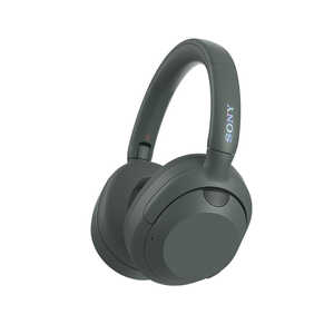 ソニー　SONY Bluetoothヘッドホン ULT WEAR ［ノイズキャンセリング対応 /Bluetooth対応 /φ3.5mm ミニプラグ］ フォレストグレー WH-ULT900NHC