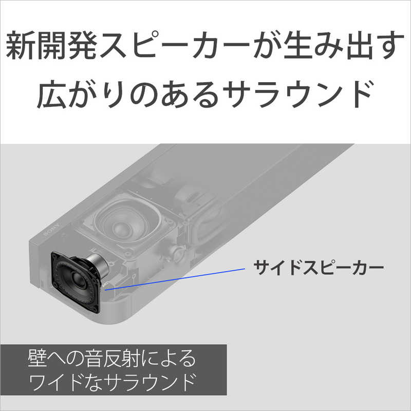 ソニー　SONY ソニー　SONY サウンドバー ［ハイレゾ対応 /DolbyAtmos対応 /Wi-Fi対応 /Bluetooth対応］ HT-A8000 HT-A8000