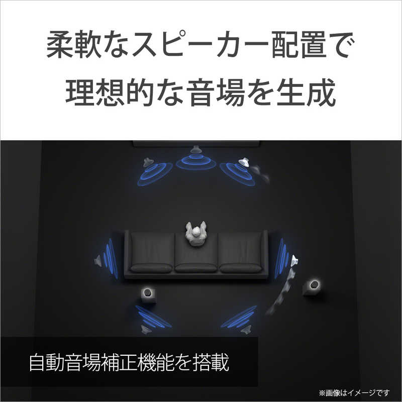 ソニー　SONY ソニー　SONY サウンドバー ［ハイレゾ対応 /DolbyAtmos対応 /Wi-Fi対応 /Bluetooth対応］ HT-A8000 HT-A8000