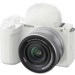 ソニー　SONY ミラーレス一眼カメラ VLOGCAM ZV-E10 II パワーズームレンズキット ZV-E10M2K W ホワイト